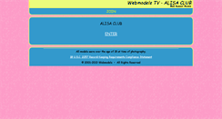 Desktop Screenshot of alisa-club.webmodels.tv